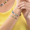 Coeur De Lion Green Crystal Medium Bangle, Gold