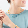 Coeur De Lion Iconic Necklace, Turquoise & Yellow
