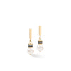 Coeur De Lion Iconic Pearl Mix Earrings, White & Gold