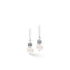 Coeur De Lion Iconic Pearl Mix Earrings, White & Silver