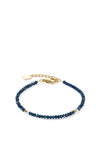 Coeur De Lion Little Twinkle Bracelet, Gold & Dark Blue