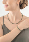 Coeur de Lion Little Twinkle Necklace, Gold & Green