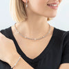 Coeur De Lion Orbit Freshwater Pearl Necklace, Silver