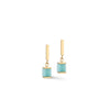 Coeur De Lion Precious Statement Cubes Earrings, Gold