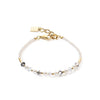 Coeur De Lion Princess Pearl Bracelet, Grey & Gold