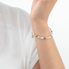 Coeur De Lion Princess Pearl Bracelet, Grey & Gold