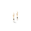 Coeur de Lion Princess Pearls Trinity Hoop Earrings, Gold
