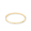 Coeur De Lion Spikes Small Bangle, Gold
