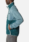 Columbia Men’s Back Bowl Full Zip Fleece, Metal & Night Wave