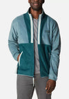 Columbia Men’s Back Bowl Full Zip Fleece, Metal & Night Wave