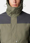 Columbia Men’s Challenger Pullover Jacket, Stone Green & Shark