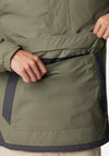 Columbia Men’s Challenger Pullover Jacket, Stone Green & Shark