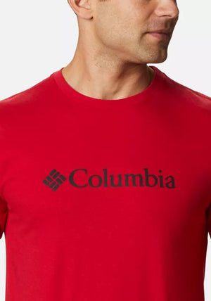 Columbia Men’s CSC Basic Logo T-Shirt, Red