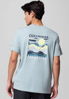 Columbia Explorers Canyon™ Back Graphic T-Shirt, Crushed Blue