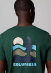 Columbia Explorers Canyon™ Back Graphic T-Shirt, Forest Green