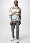 Columbia Helvetia II Printed Half Snap Fleece, Blue Multi