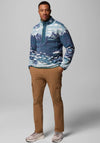 Helvetia II Printed Half Snap Fleece