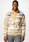 Colombia Helvetia™ II Printed Half Snap Fleece, Beige Multi