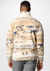 Colombia Helvetia™ II Printed Half Snap Fleece, Beige Multi