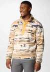 Colombia Helvetia™ II Printed Half Snap Fleece, Beige Multi