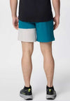 Columbia Hike Colour Block Hiking Shorts, River Blue & Stone