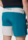Columbia Hike Colour Block Hiking Shorts, River Blue & Stone