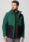 Columbia Hikebound™ II Waterproof Jacket, Forest Green & Black