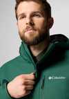 Columbia Hikebound™ II Waterproof Jacket, Forest Green & Black