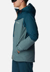 Columbia Men’s Iceberg Point Waterproof Ski Jacket, Metal & Night Wave