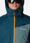 Columbia Men’s Iceberg Point Waterproof Ski Jacket, Metal & Night Wave