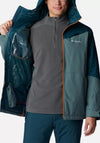 Columbia Men’s Iceberg Point Waterproof Ski Jacket, Metal & Night Wave
