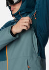 Columbia Men’s Iceberg Point Waterproof Ski Jacket, Metal & Night Wave
