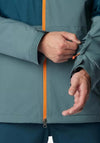 Columbia Men’s Iceberg Point Waterproof Ski Jacket, Metal & Night Wave