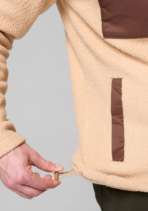 Columbia Men’s Juniper Peak™ Fleece Jacket, Cream & Brown