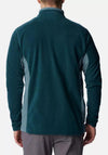 Columbia Men’s Klamath Range II Half Zip Fleece, Metal & Night Wave
