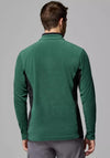 Columbia Klamath Range II Half Zip Fleece, Dark Green & Black