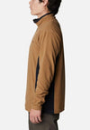 Columbia Klamath Range II Half Zip Fleece, Black & Tan
