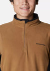 Columbia Klamath Range II Half Zip Fleece, Black & Tan