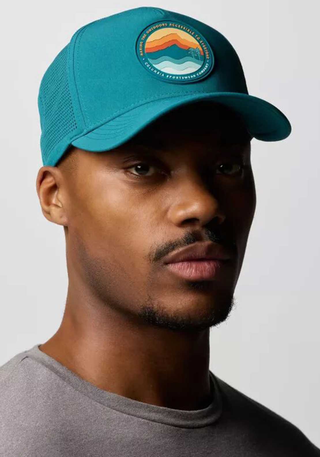 Columbia Mountaincap 3D Stretch Snap Back Cap, River Blue