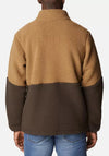 Columbia Men’s Mountainside Heavyweight Full Zip Fleece, Delta & Ancient Fossil