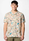 Columbia Pine Canyon Short Sleeve Shirt, Dark Stone