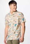 Columbia Pine Canyon Short Sleeve Shirt, Dark Stone