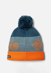 Columbia Polar Powder II Beanie, Night Wave & Bright Orange