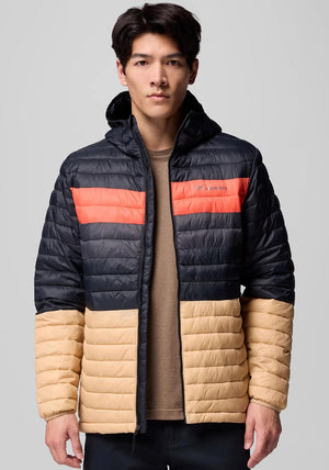 Columbia Powder Pass™ Hooded Jacket, Black Multi