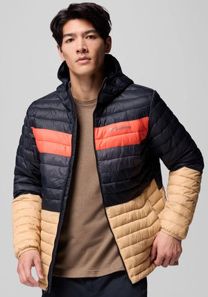 Columbia Powder Pass™ Hooded Jacket, Black Multi