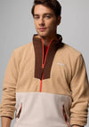 Columbia Men’s Sequoia Grove™ Half Zip Fleece, Beige & Brown