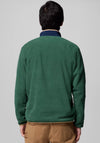 Columbia Men’s Sequoia Grove™ Half Zip Fleece, Green & Navy
