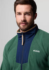 Columbia Sequola Grove™ Full Zip Fleece, Green & Navy Multi