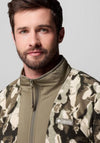 Columbia Sequola Grove™ Printed Full Zip Fleece, Stone Green