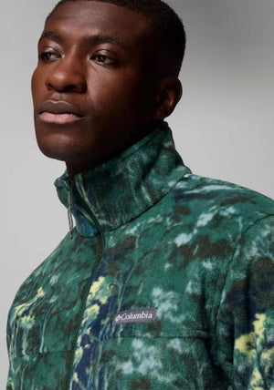 Columbia Steens Mountain™ II Printed Full Zip Fleece, Green Multi